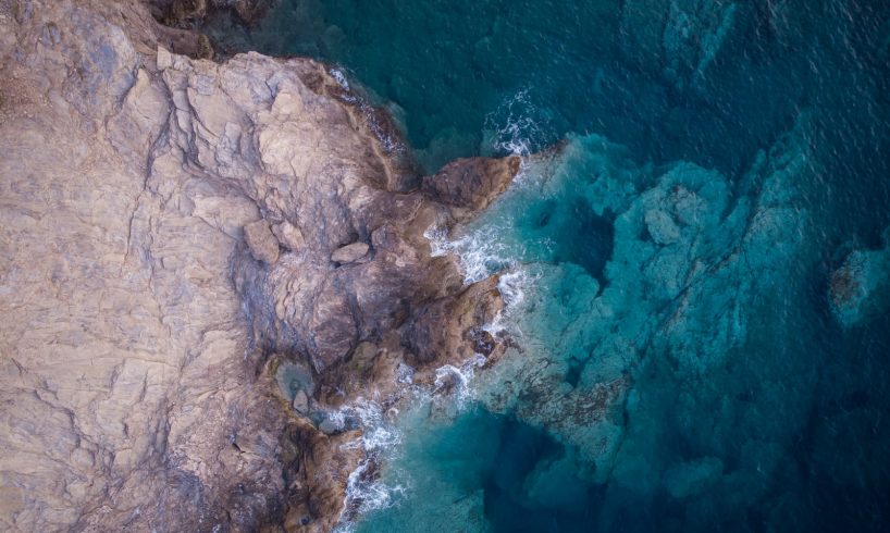Aerial Photo of the mediterranean sea